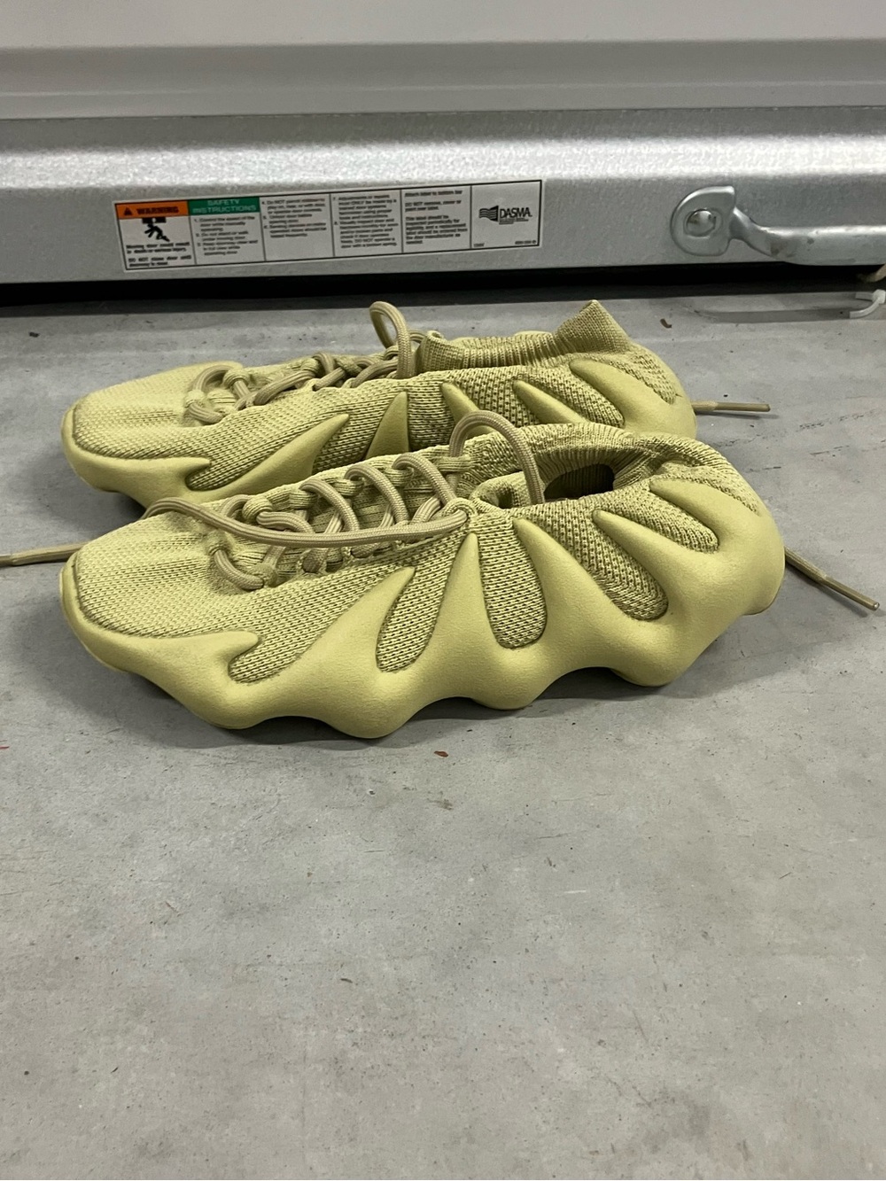 Adidas Yeezy 450 sneakers lime green